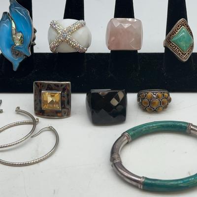Sterling Silver Rings, Earrings,bracelet