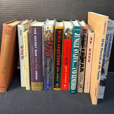  Collection Of History/War Themed Books And Other 