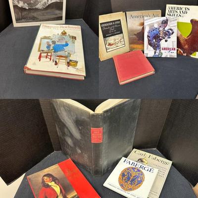 Norman Rockwell And Ansel Adams and many other books on art