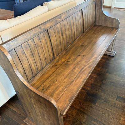 Solid Wood Dining Bench 