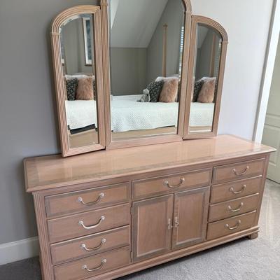   Councill Craftsman Nine Drawer Dresser With Mirror