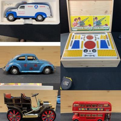 Vintage Toy, Construction Set And Vintage Toy Autos