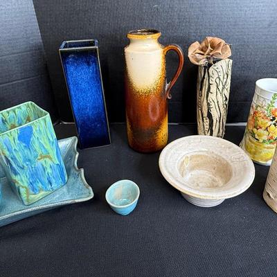 Mixed Pottery Lot Sceurich, Other German Pottery And More 