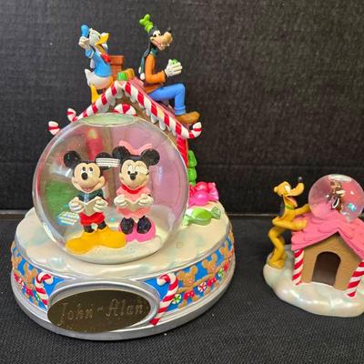 Mickey Mouse Christmas Snow Globes