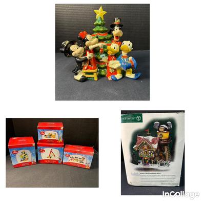 Dept 56 Disney Mickeys North Pole House, Figurines And More 