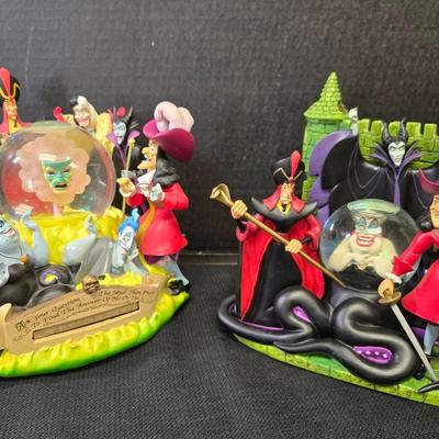 Walt Disney Villains Characters Snow Globes