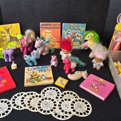 Vintage My Little Pony, Trolls, Toys, Books