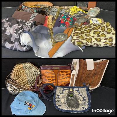 Scarves, Belts And Handbags 