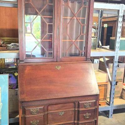 Vintage Secretary Cabinet Cupboard 