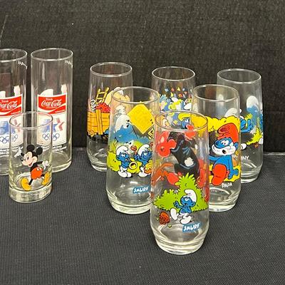 Vintage Promotional Glasses