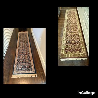 Two Wool Carpet Runners 