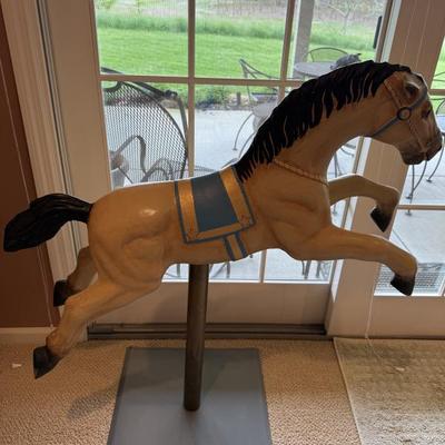 Antique carousel horse