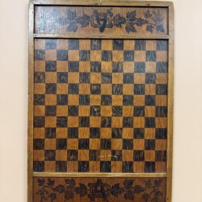 Vintage chess board