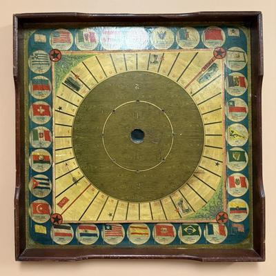 Antique McLoughlin Bros double sided game board