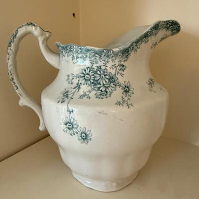 Antique English porcelain pitcher