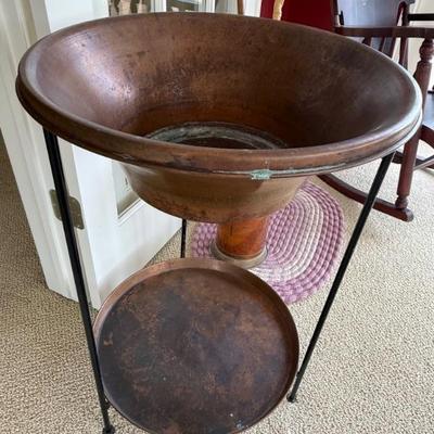 copper plant stand 