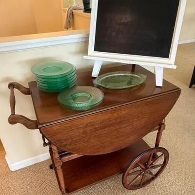 Vintage tea cart
