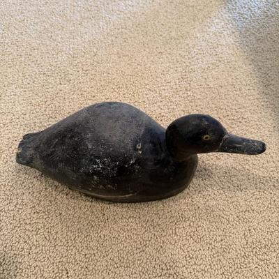 Antique glass eye duck decoy