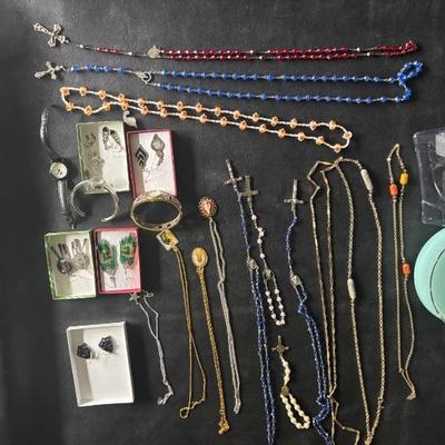 Some Sterling and costume jewlery