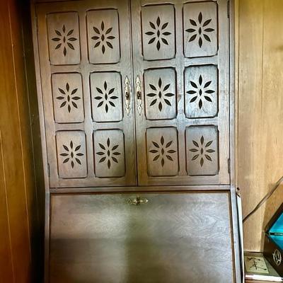 Table top antique secretary type desk