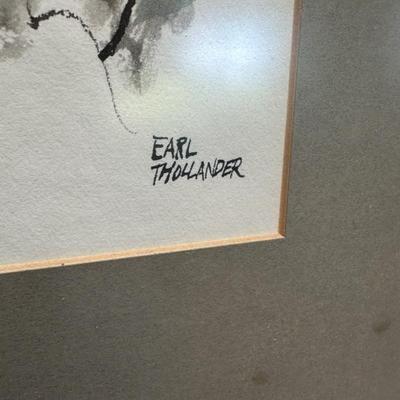 Earl Thollander original watercolor