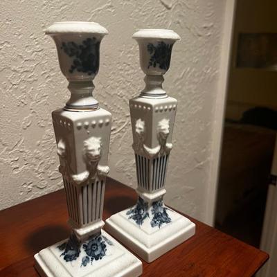 Royal Copenhagen candle holders