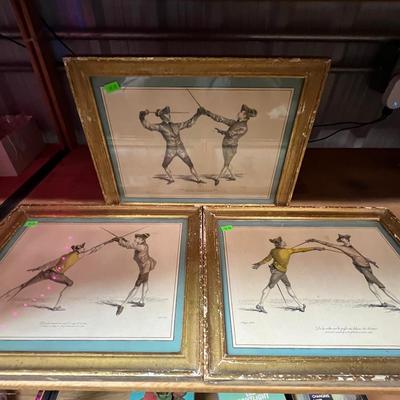 3 Fencing Prints