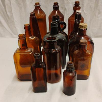 14 Brown Bottles