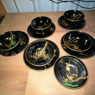 Black Japanese Laquerware
