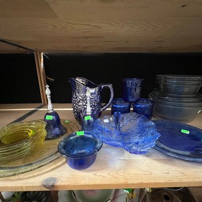 Yellow & Blue Glass