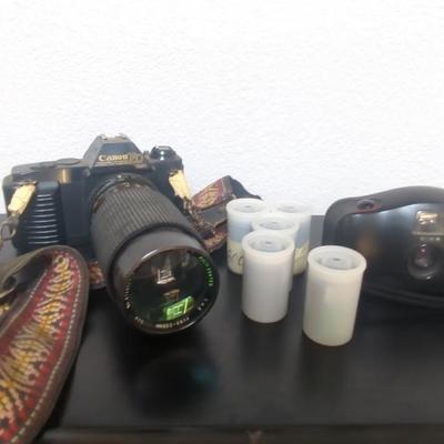 Canon T 50 Programmed Automation Automatic Film Camera With Zoom Lens, Kodakstar 735 35m