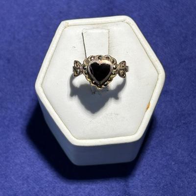 Sterling Silver Ring tw 90oz Size 4 Stone Unidentified 