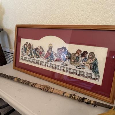 Last supper needlepoint
