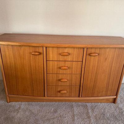 Danish Modern Teak Sideboard – 63.5” Long, Made in Denmark	