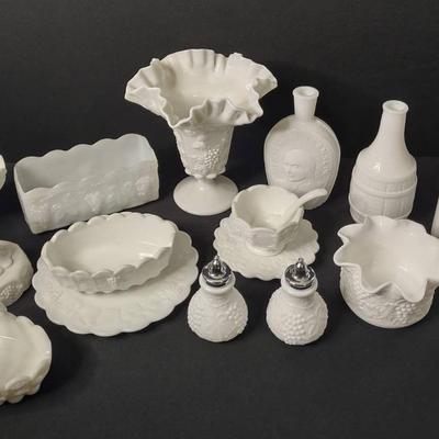 Milk Glass Collection 