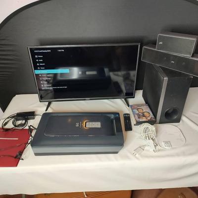 Vizio TV. JVC Speakers And HP Scanjet Model G4050