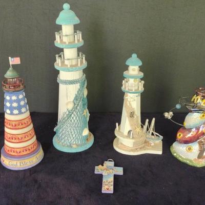 Jim Shore And Other Quirky Lighthouse Pieces
