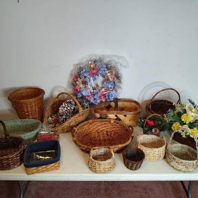 Collection Of Misc Baskets Of All Types