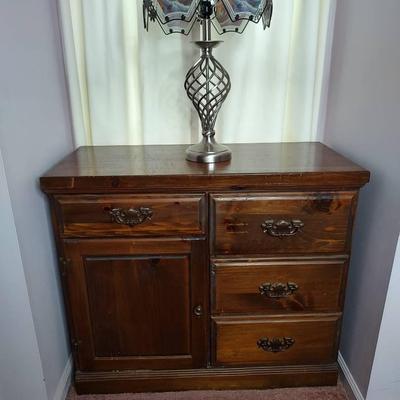 4 Drawer Chest Of Drawers And Light House Shade Lamp
