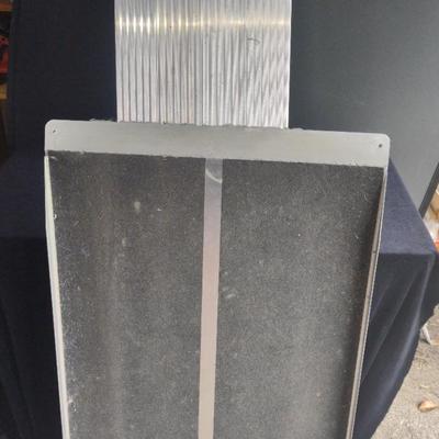 Two Aluminum Entry Ramps
