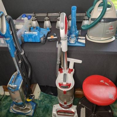 Vacuums cleaner, light fixture