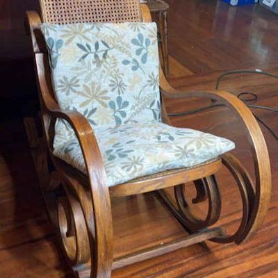 Wicker rocker