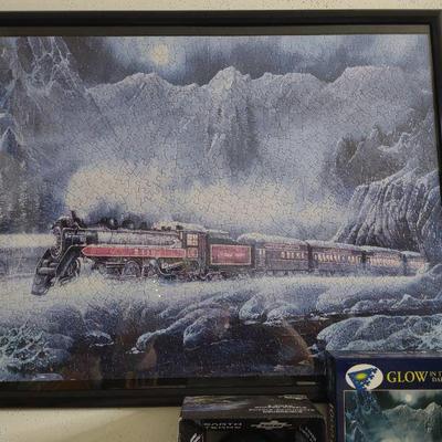 Framed glow in the dark puzzle