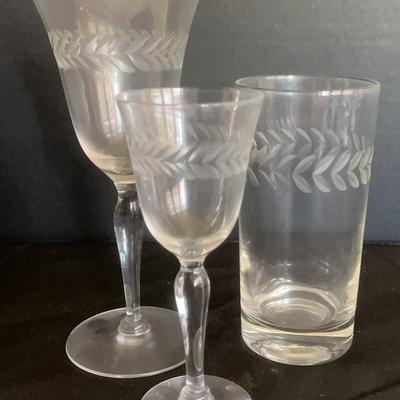 Etched Glassware