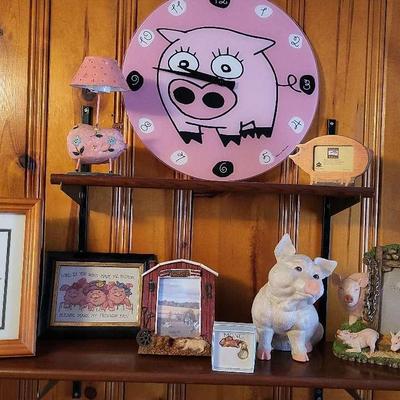 Pig Clock, Framed Art, Frames, Monet Keychain & More