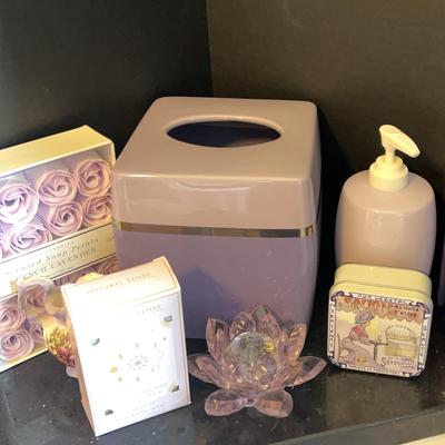 Purple Bath Items