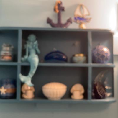 Nautical Decor On Shelf