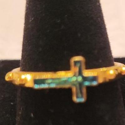 7 religious costume jewelry rings