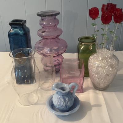 Glass & Ceramic Vases & Hurricanes