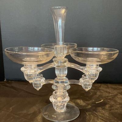 Cambridge Glass Epergne Centerpiece 
